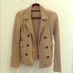 James Perse 100% Cotton Short Pea Coat